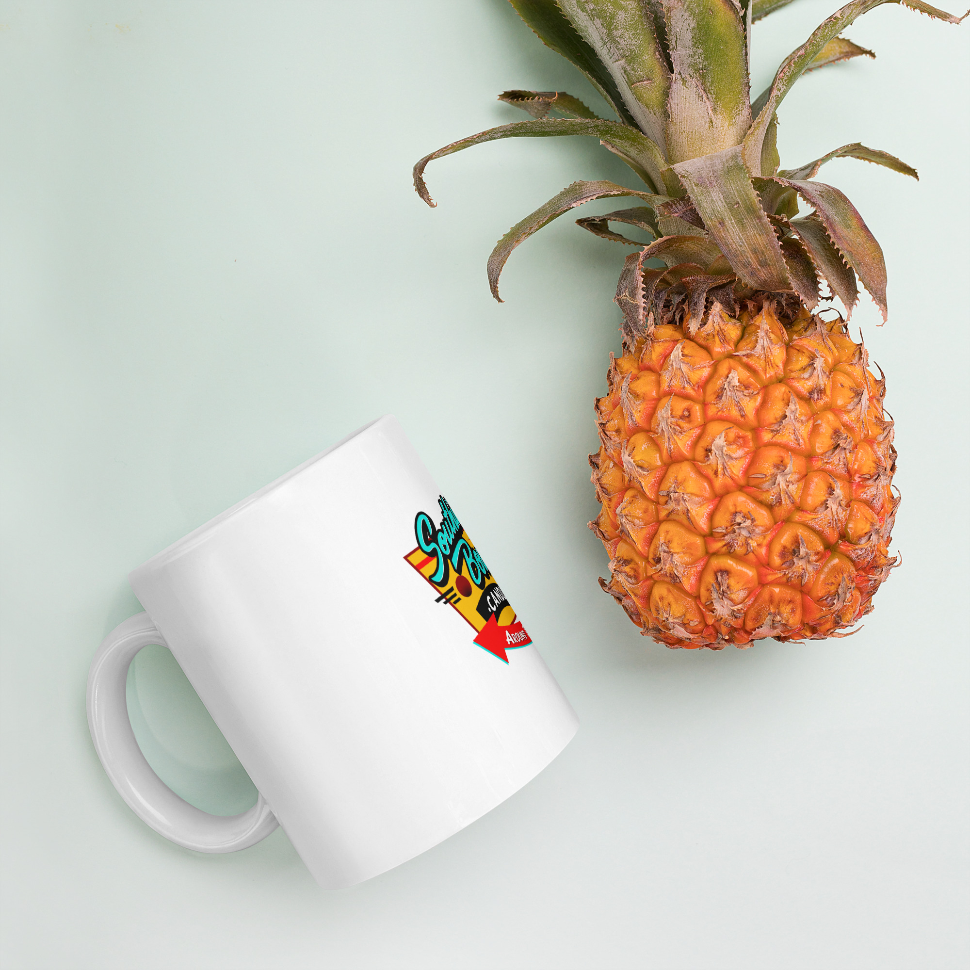 White glossy mug - Image 5