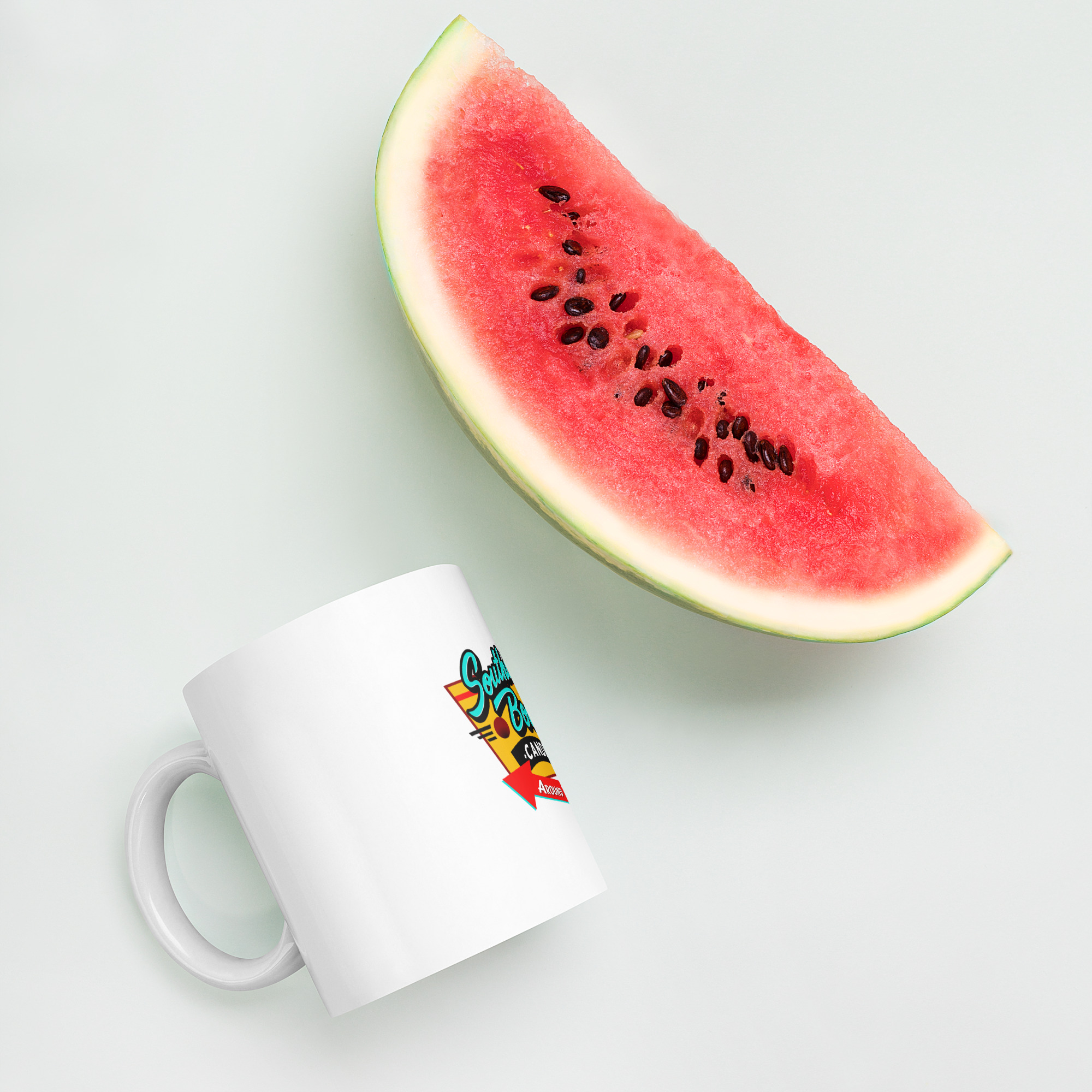 White glossy mug - Image 6